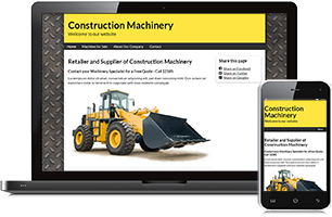 Machinery website example