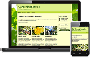 Gardener website example