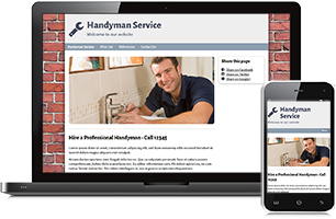 Handyman website example